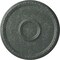 Ekena Millwork Odessa Bead & Barrel Medallion (Canopies up to 5"), 19 3/4"OD x 1 3/8"P, Athenian Green Crackle CM20ODAGC - alternate 1